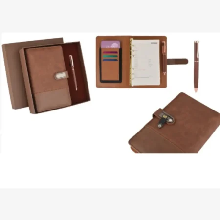 Smart Leather Organizer with USB