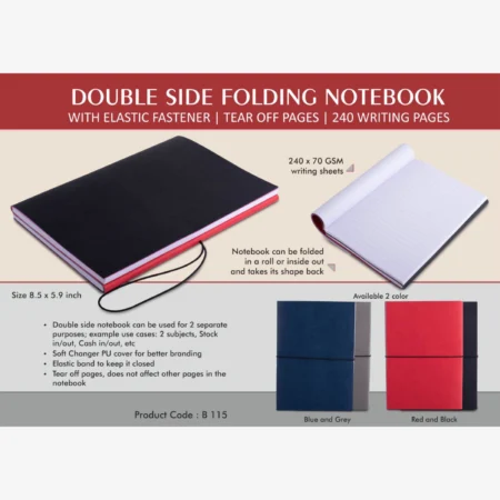 Elastic Fastener Notebook