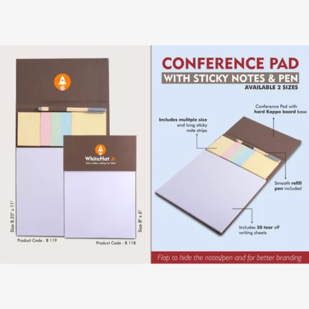 Pad with Sticky Notes & Pen