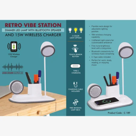 Bluetooth speaker & 15W Wireless Charger