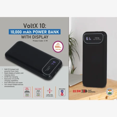 VoltX 10: 10,000 mAh Power bank