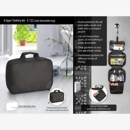 4 layer Toiletry kit