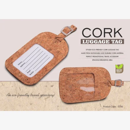 Cork Luggage tag