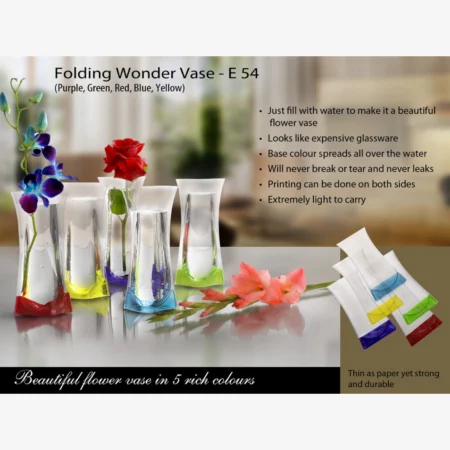 Folding Wonder Vase (Unbreakable, Leakproof, Easy to carry)