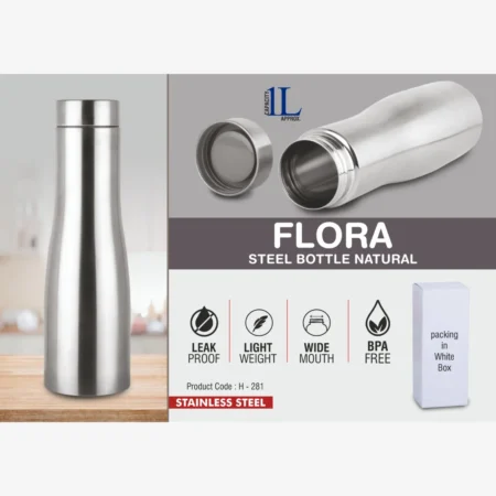 Flora Steel bottel