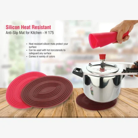 Silicon heat resistant, anti-slip mat for kitchen
