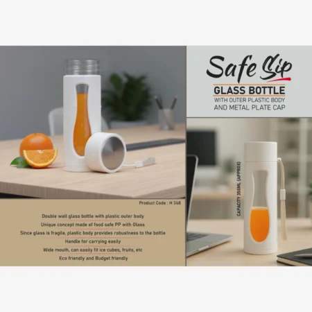 SafeSip Glass Bottle 350