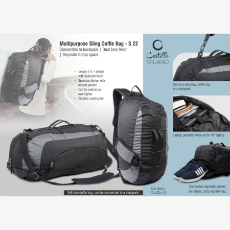 Multipurpose Sling Duffle Bag