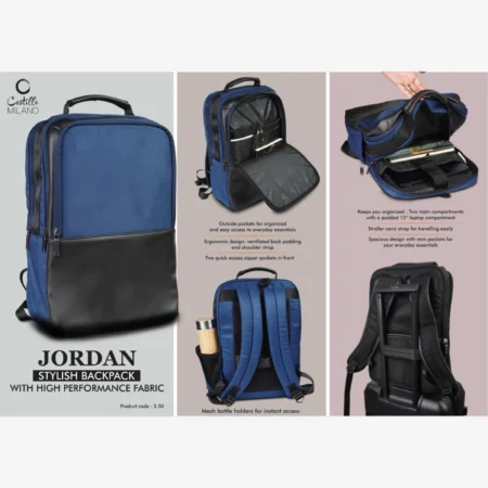 Stylish Backpack bag with high performance fabric | Padded laptop compartment