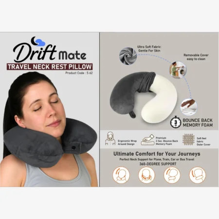 DriftMate: Travel Neck Rest Pillow