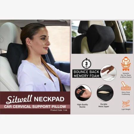 SitWell NeckPad: Car Cervical Support Cushion Pillow