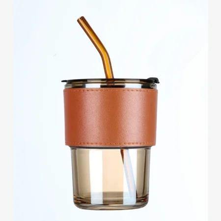 Glass Bottle with PU Cover