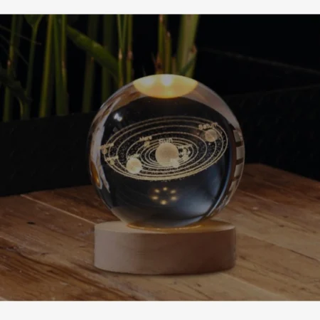 3D crystal sphere
