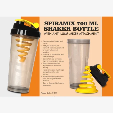 Shaker Bottle with Anti Lump