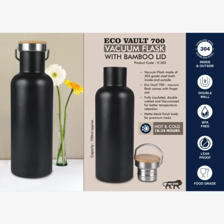 Flask with Bamboo lid